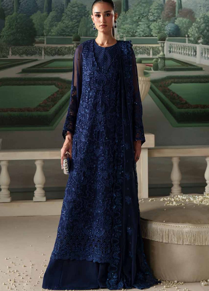 Modern Heirloom by Emaan Adeel Unstitched Embroidered Chiffon 3 Piece Suit EA26UMH Coralia - Festive Collection