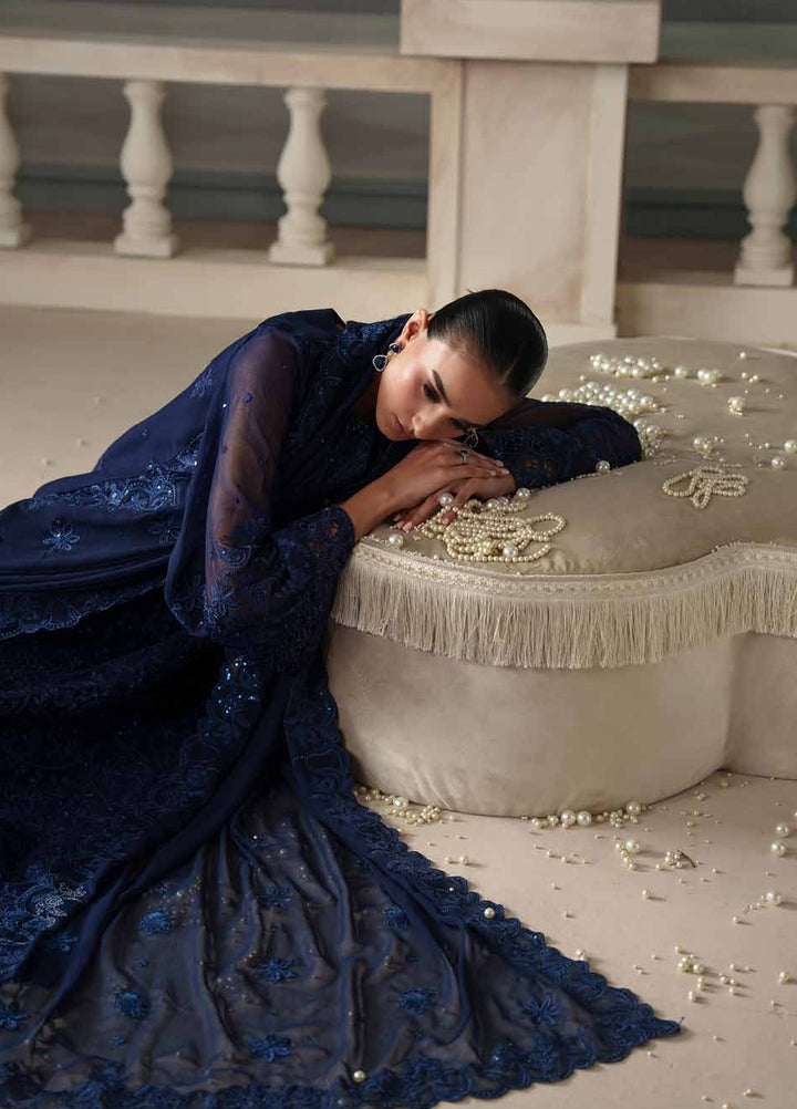 Modern Heirloom by Emaan Adeel Unstitched Embroidered Chiffon 3 Piece Suit EA26UMH Coralia - Festive Collection