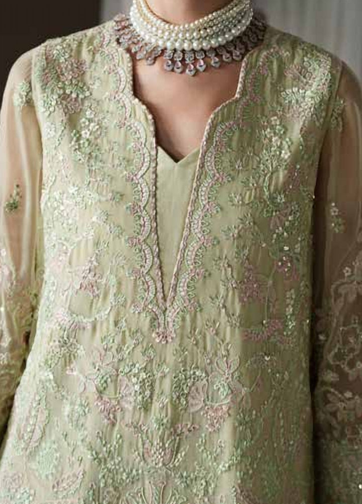 Modern Heirloom by Emaan Adeel Unstitched Embroidered Chiffon 3 Piece Suit EA26UMH Modern Belle - Festive Collection