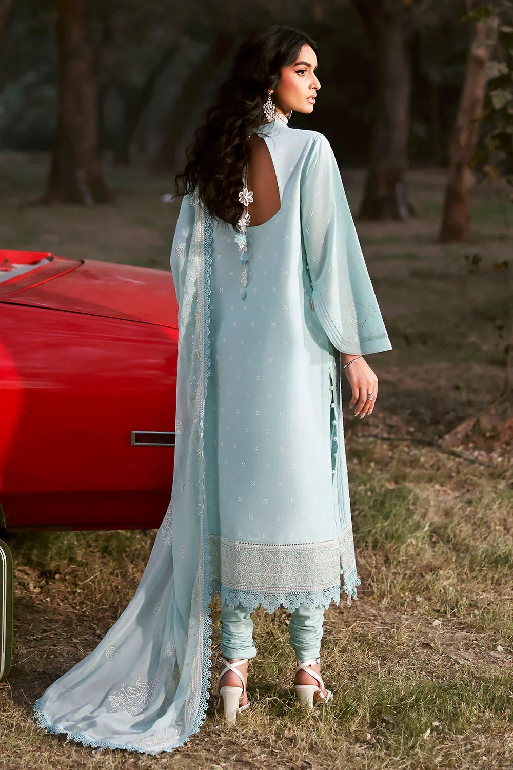 Gul Ahmed Unstitched Luxury Embroidered Lawn 3 Piece Suit GA26UGL KD-62001 - Festive Collection