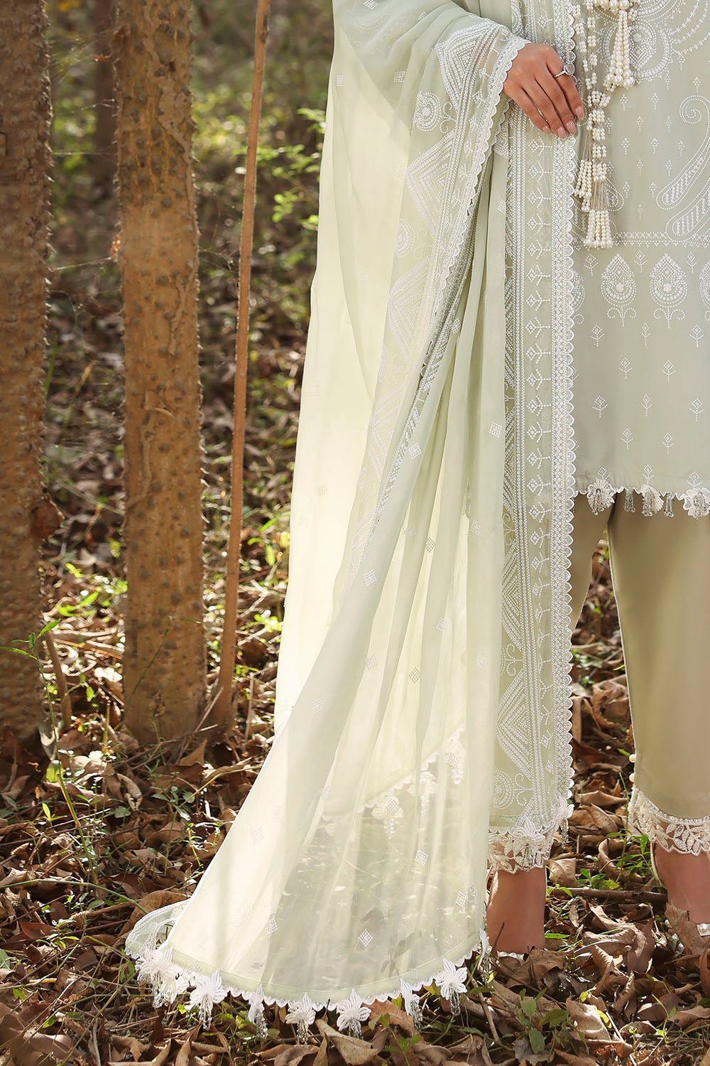 Gul Ahmed Unstitched Luxury Embroidered Lawn 3 Piece Suit GA26UGL KD-62004 - Festive Collection