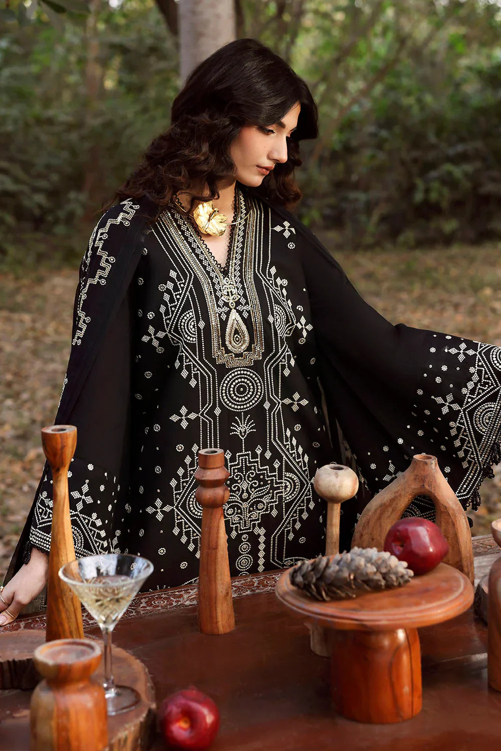 Gul Ahmed Unstitched Luxury Embroidered Lawn 3 Piece Suit GA26UGL KD-62006 - Festive Collection