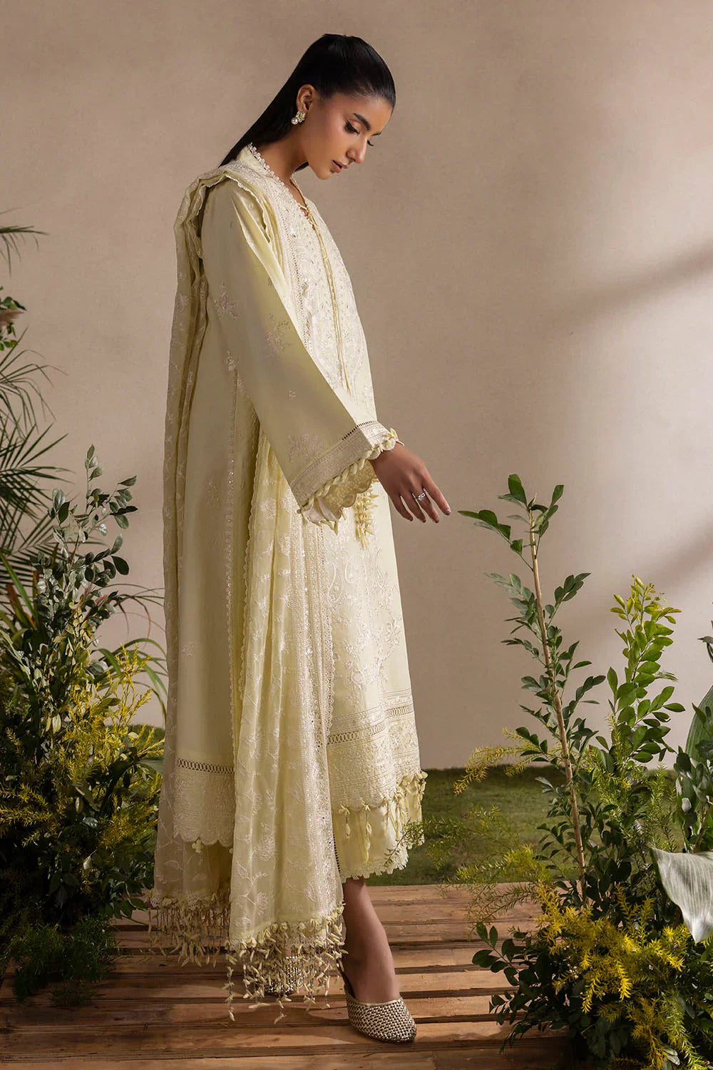 Slow Bloom by Gul Ahmed Unstitched Embroidered Lawn 3 Piece Suit GA26USB PM-62004 - Summer Collection