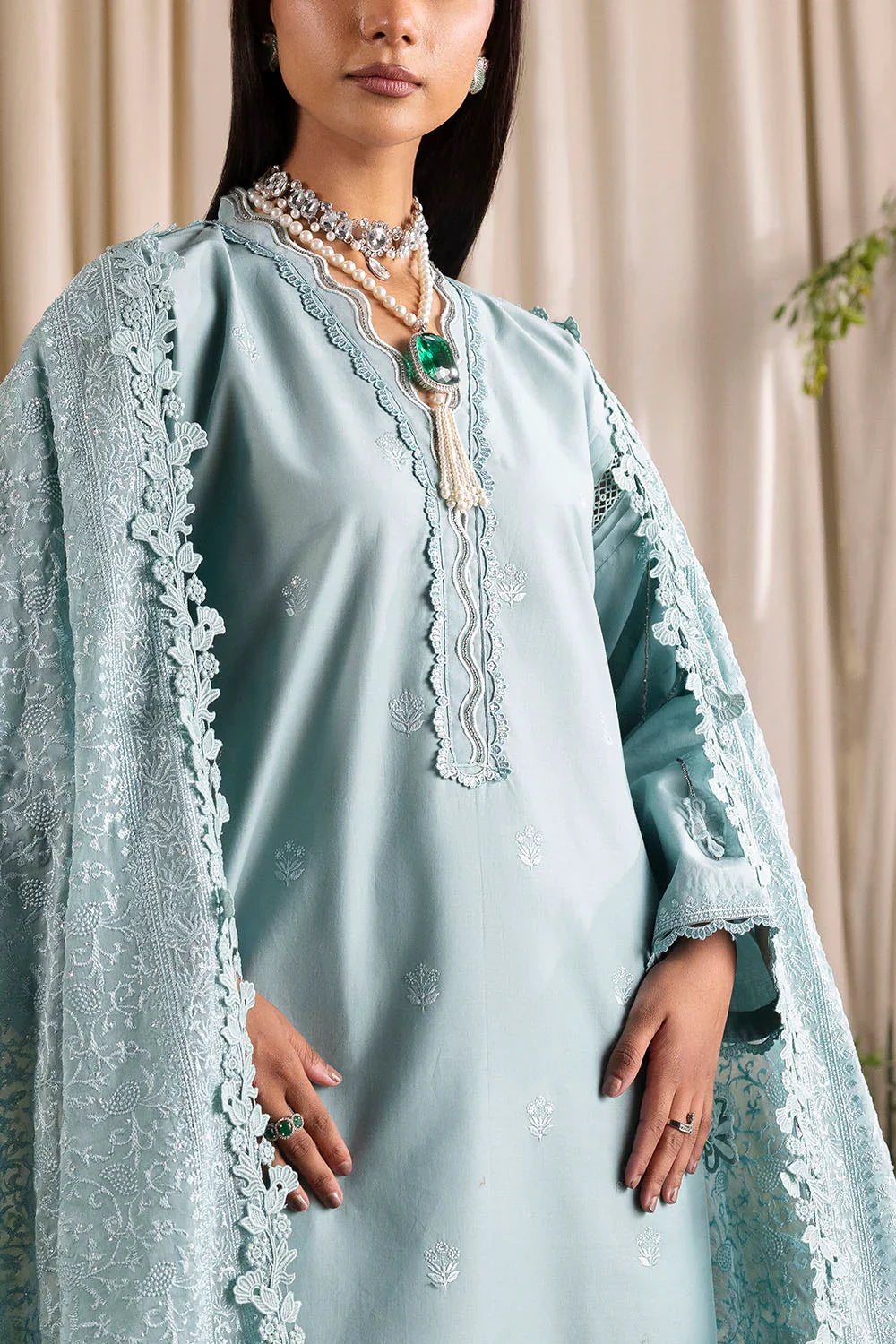 Slow Bloom by Gul Ahmed Unstitched Embroidered Lawn 3 Piece Suit GA26USB PM-62006 - Summer Collection