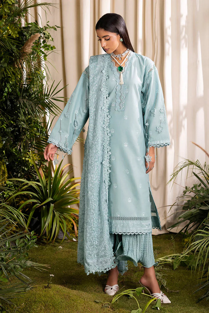 Slow Bloom by Gul Ahmed Unstitched Embroidered Lawn 3 Piece Suit GA26USB PM-62006 - Summer Collection