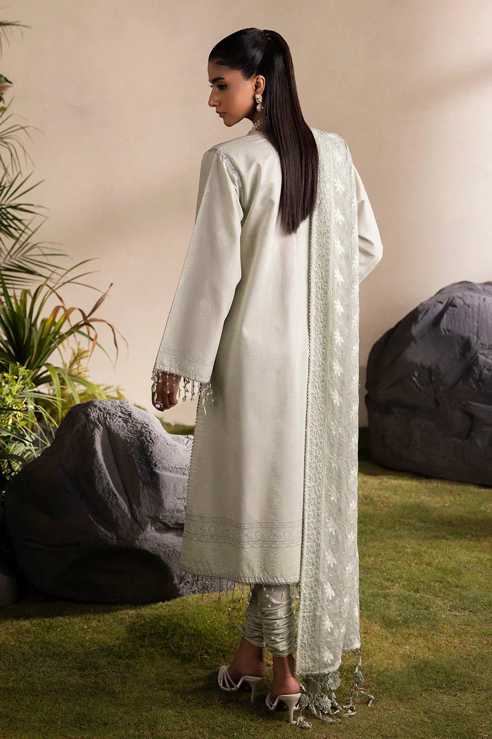 Slow Bloom by Gul Ahmed Unstitched Embroidered Lawn 3 Piece Suit GA26USB PM-62007 - Summer Collection