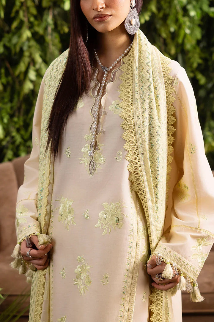 Slow Bloom by Gul Ahmed Unstitched Embroidered Lawn 3 Piece Suit GA26USB PM-62018 - Summer Collection