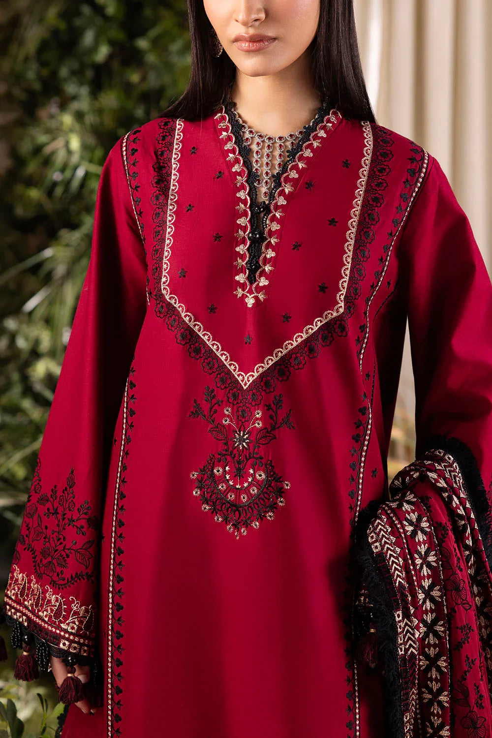 Slow Bloom by Gul Ahmed Unstitched Embroidered Lawn 3 Piece Suit GA26USB PM-62019 - Summer Collection