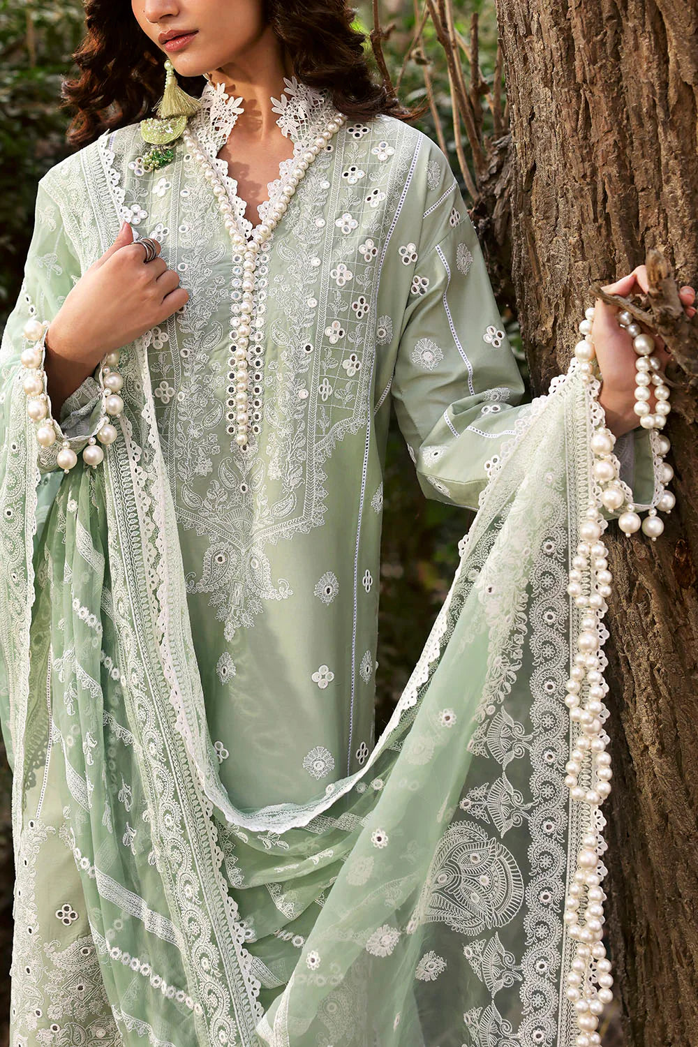 Gul Ahmed Unstitched Luxury Embroidered Lawn 3 Piece Suit GA26UGL PM-62023 - Festive Collection