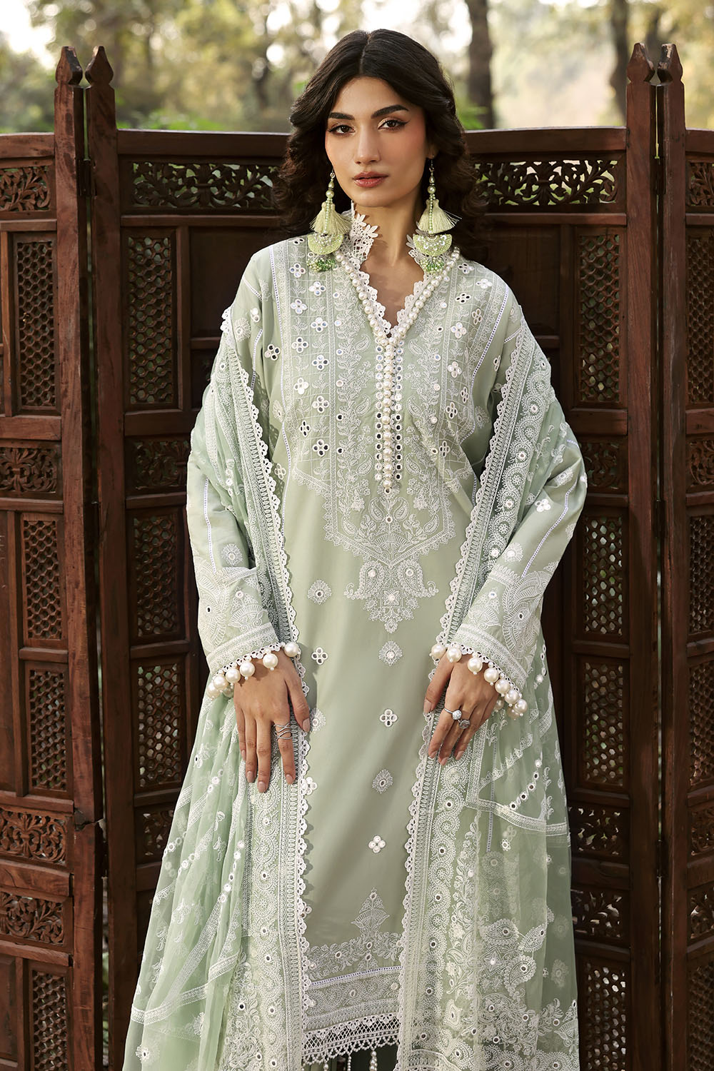 Gul Ahmed Unstitched Luxury Embroidered Lawn 3 Piece Suit GA26UGL PM-62023 - Festive Collection