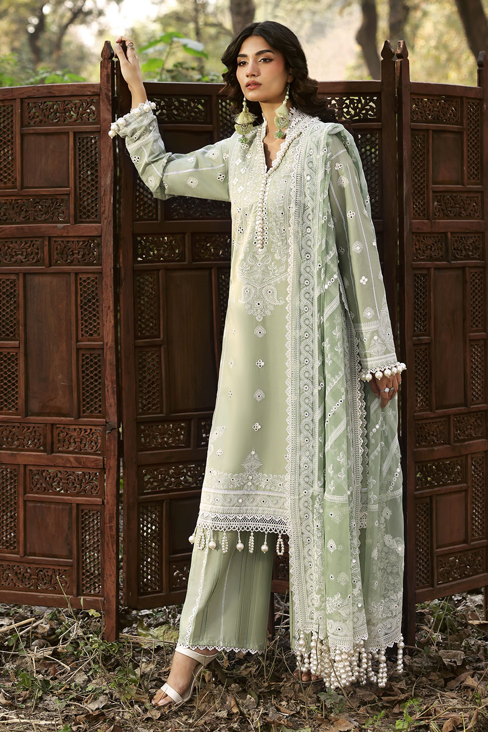 Gul Ahmed Unstitched Luxury Embroidered Lawn 3 Piece Suit GA26UGL PM-62023 - Festive Collection