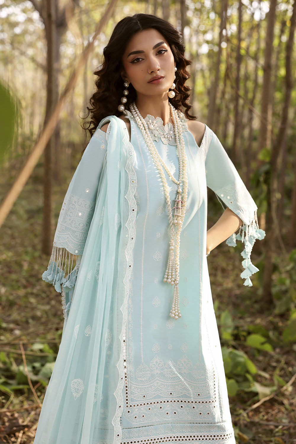 Gul Ahmed Unstitched Luxury Embroidered Lawn 3 Piece Suit GA26UGL PM-62024 - Festive Collection