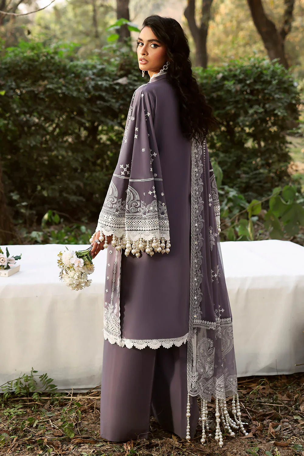 Gul Ahmed Unstitched Luxury Embroidered Lawn 3 Piece Suit GA26UGL PM-62025 - Festive Collection