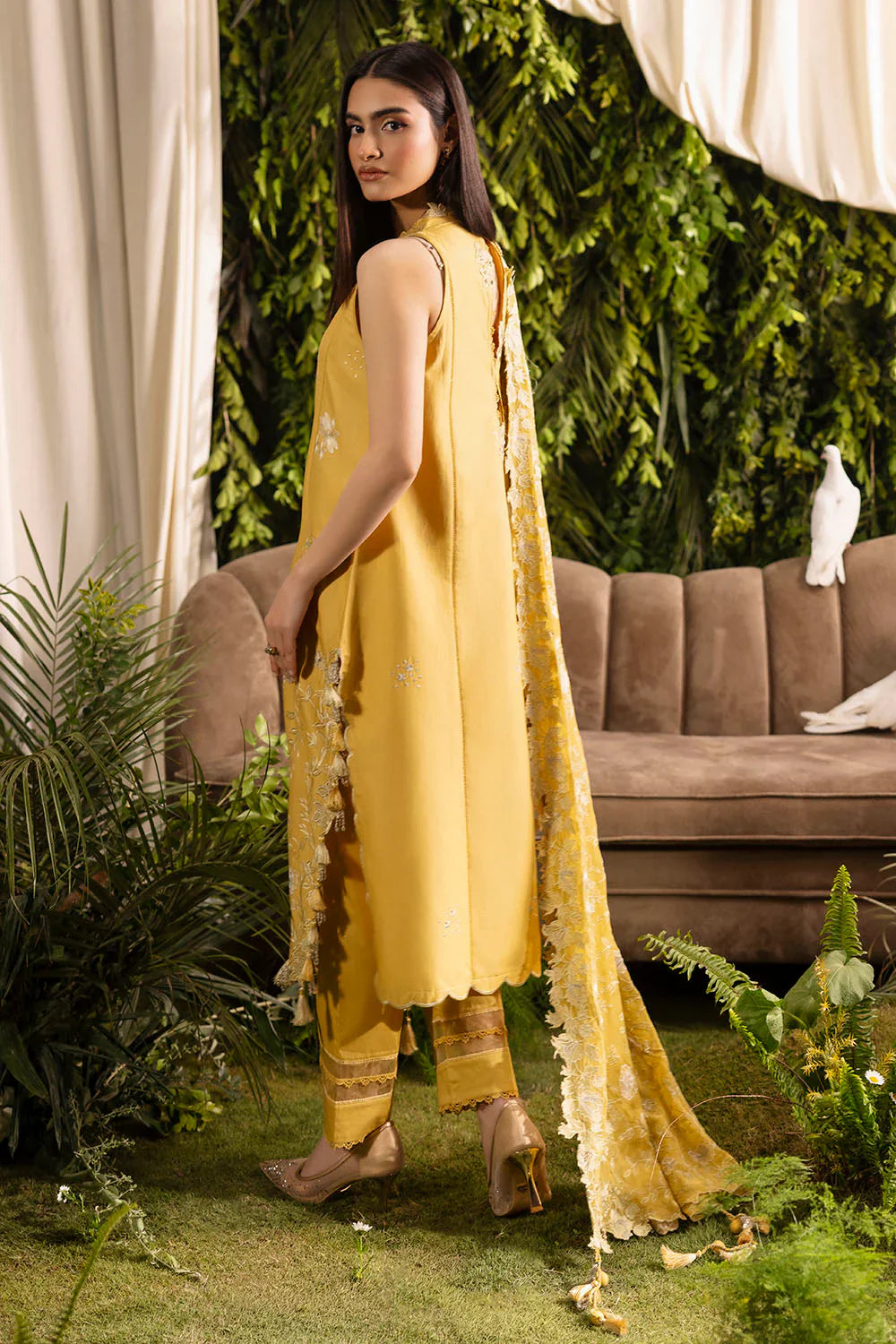 Slow Bloom by Gul Ahmed Unstitched Embroidered Lawn 3 Piece Suit GA26USB PM-62028 - Summer Collection