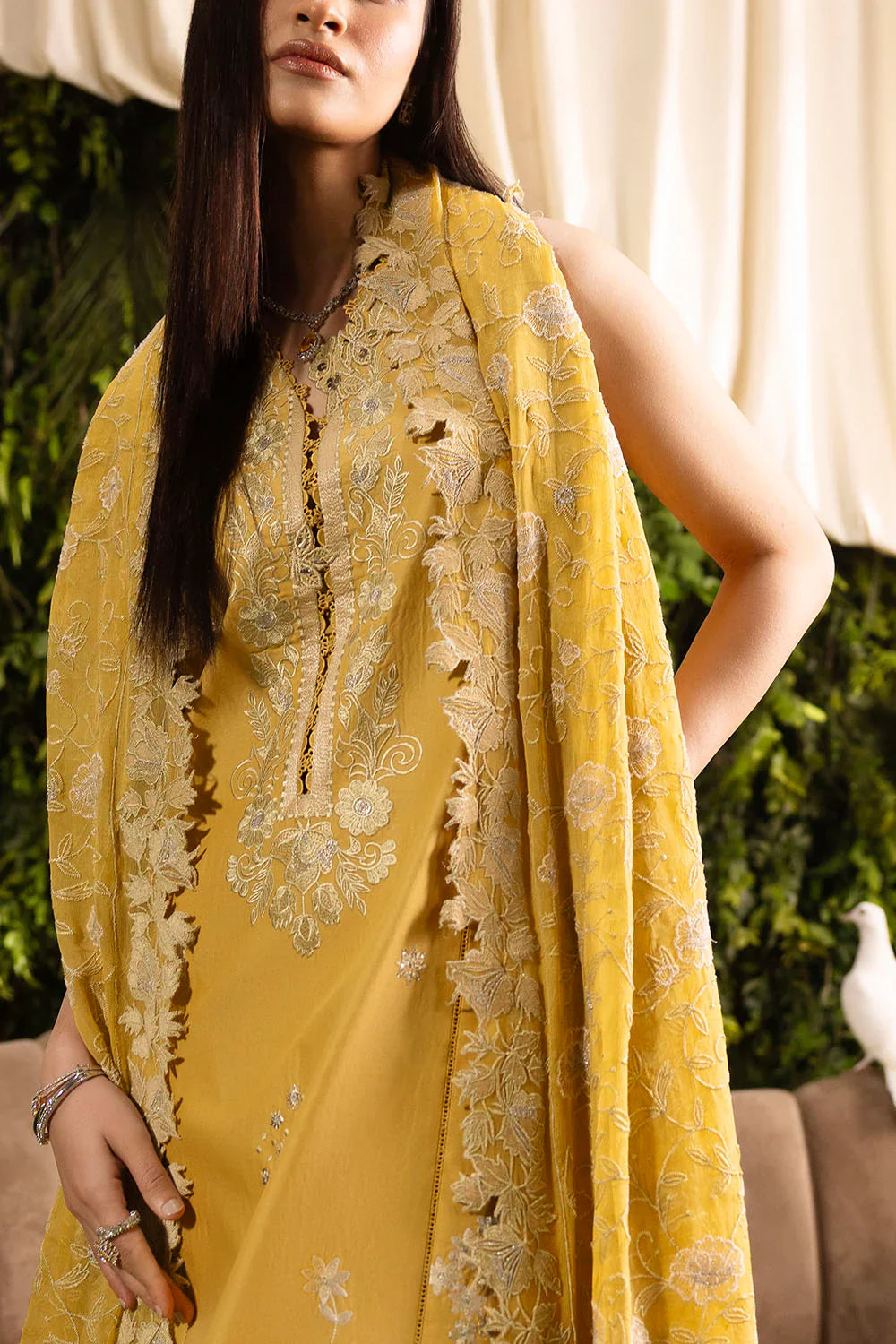 Slow Bloom by Gul Ahmed Unstitched Embroidered Lawn 3 Piece Suit GA26USB PM-62028 - Summer Collection