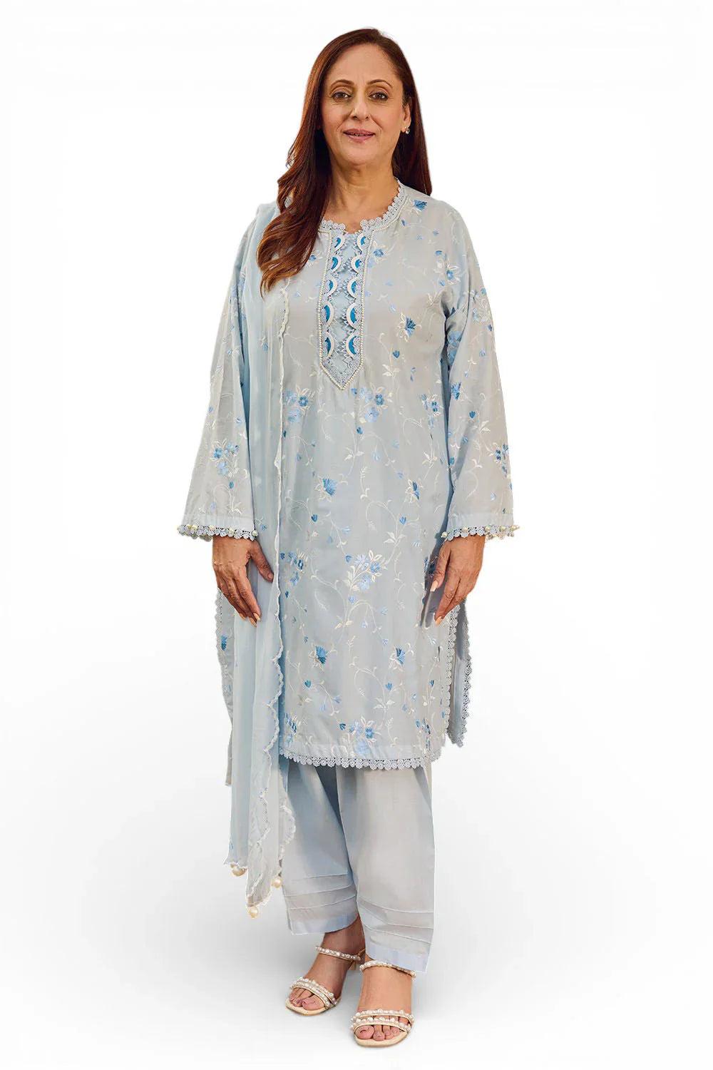 Tribute To Mother by Gul Ahmed Unstitched Embroidered Lawn 3 Piece Suit GA26UTM PM-62047 - Summer Collection