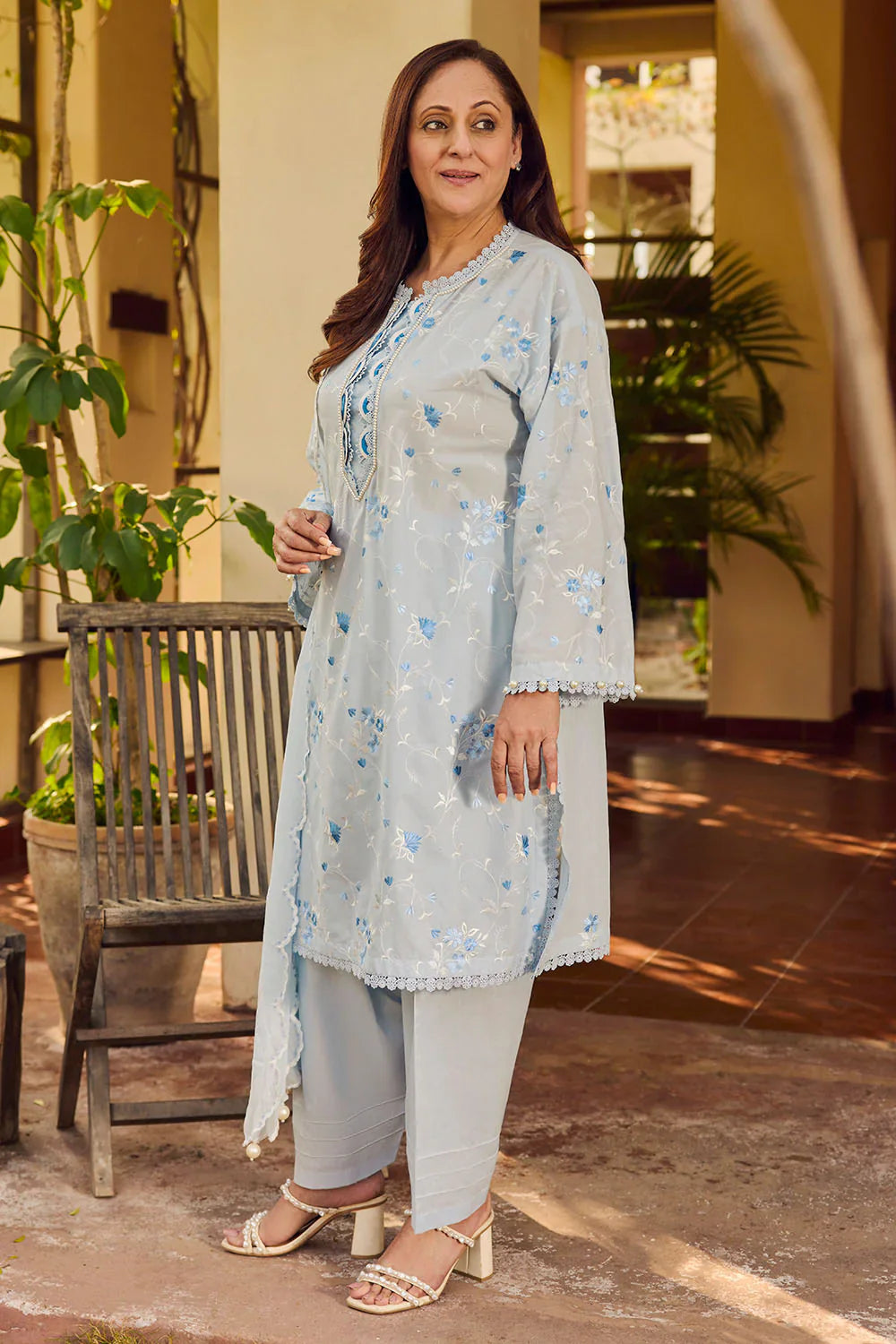 Tribute To Mother by Gul Ahmed Unstitched Embroidered Lawn 3 Piece Suit GA26UTM PM-62047 - Summer Collection