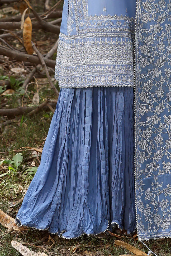 Gul Ahmed Unstitched Luxury Embroidered Silk 3 Piece Suit GA26UGL LE-62003 - Festive Collection