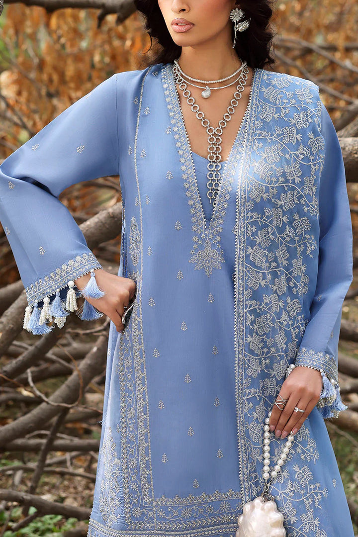 Gul Ahmed Unstitched Luxury Embroidered Silk 3 Piece Suit GA26UGL LE-62003 - Festive Collection