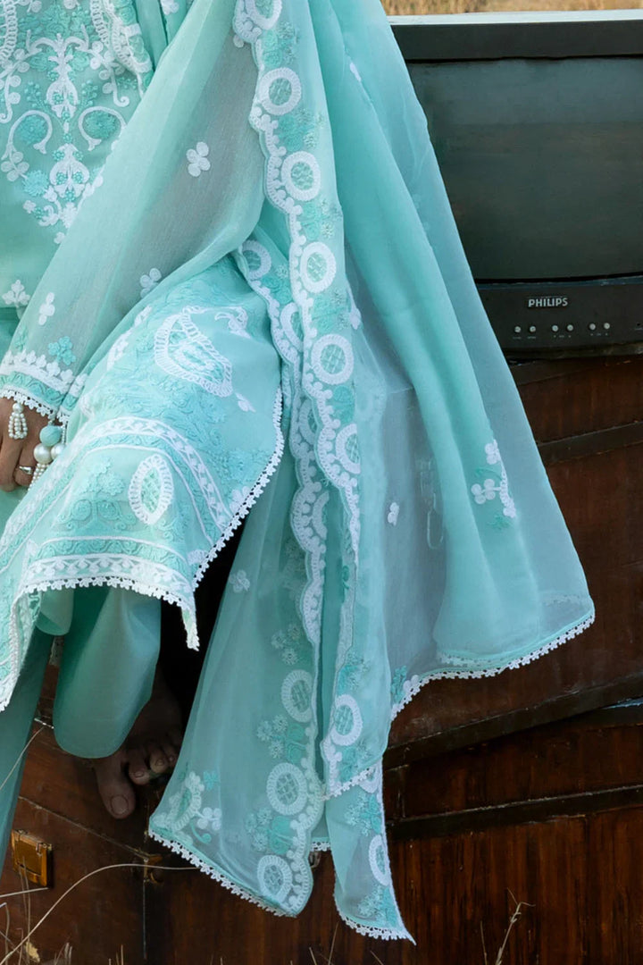 The Poetry of Luxury by Gul Ahmed Unstitched Embroidered Cotton Net 3 Piece Suit GA26UPL LE-62001 - Summer Collection