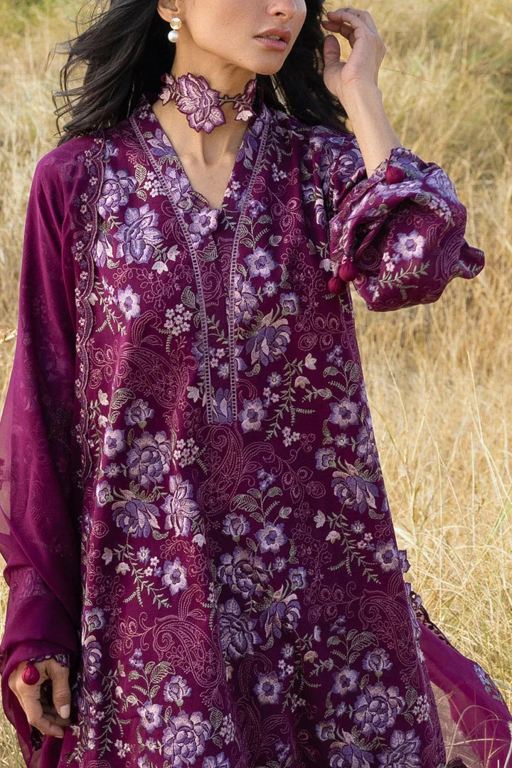 The Poetry of Luxury by Gul Ahmed Unstitched Embroidered Swiss Voile 3 Piece Suit GA26UPL LSV-62001 - Summer Collection