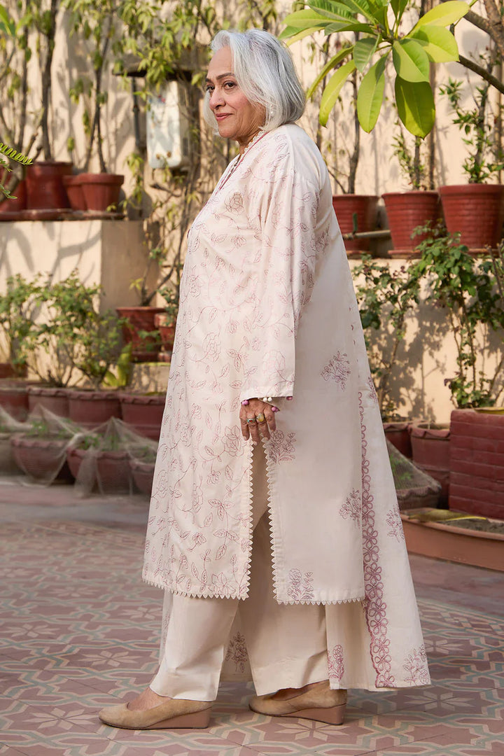 Tribute To Mother by Gul Ahmed Unstitched Embroidered Lawn 3 Piece Suit GA26UTM DN-62018 - Summer Collection