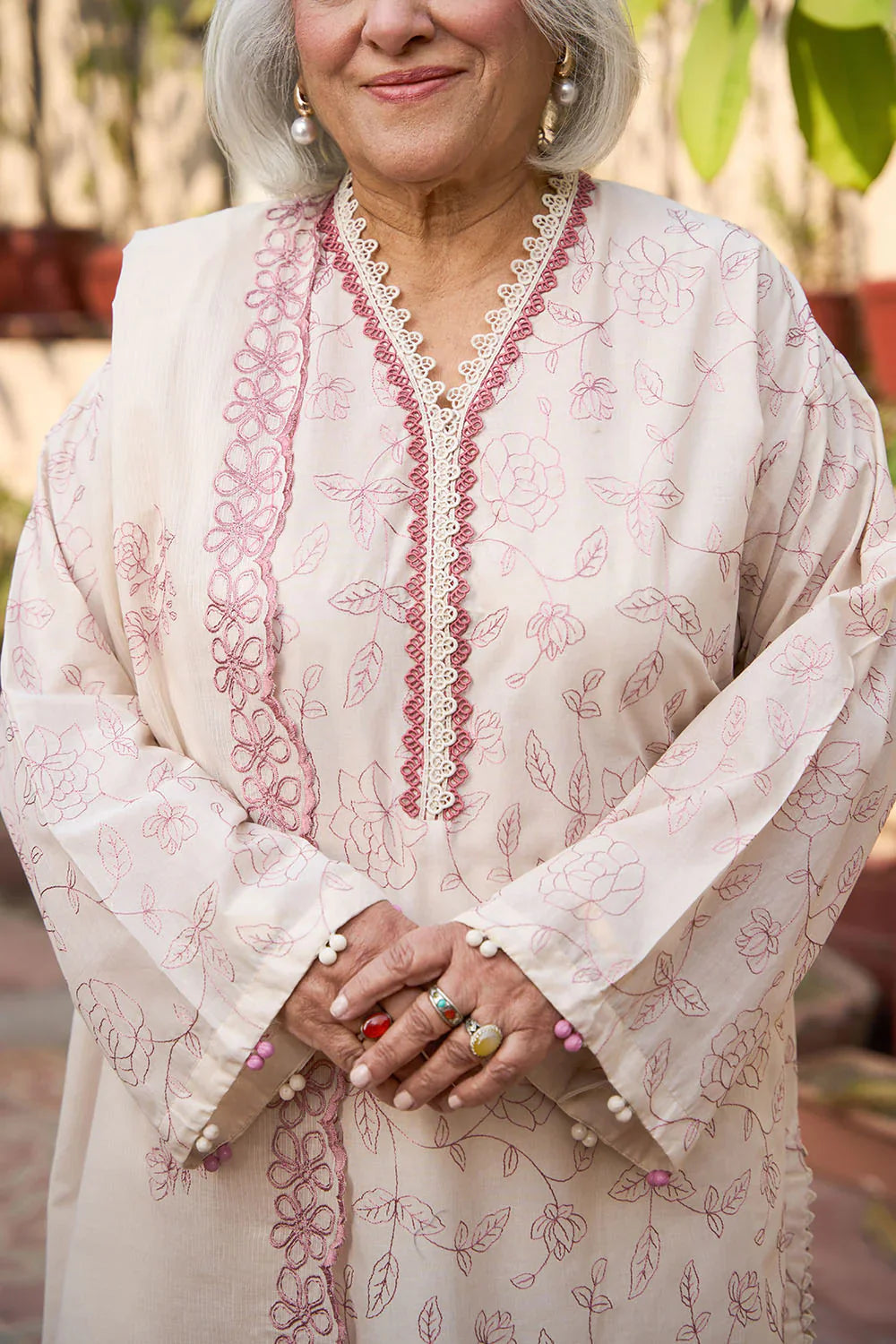 Tribute To Mother by Gul Ahmed Unstitched Embroidered Lawn 3 Piece Suit GA26UTM DN-62018 - Summer Collection