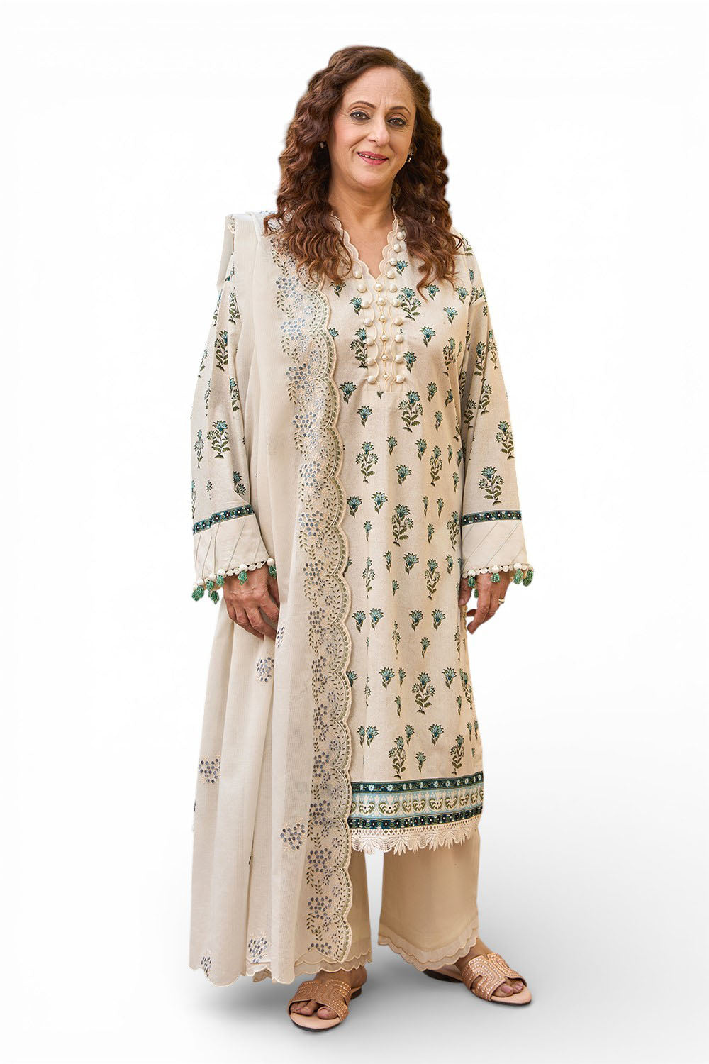 Tribute To Mother by Gul Ahmed Unstitched Printed Lawn 3 Piece Suit GA26UTM DN-62006 - Summer Collection