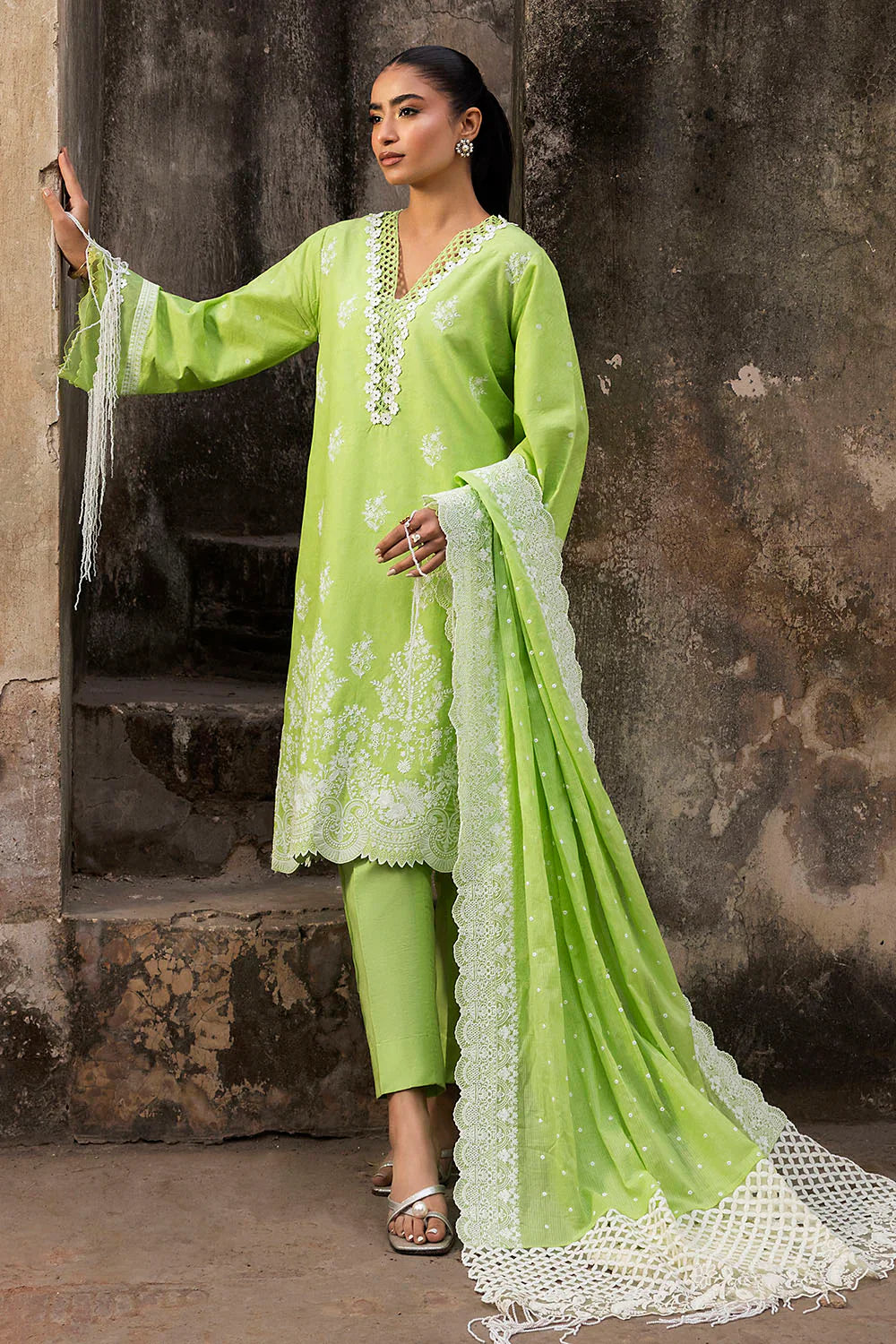Mitti ki Khusboo by Gul Ahmed Unstitched Embroidered Jacquard 3 Piece Suit GA26UMK DN-52045 - Summer Collection