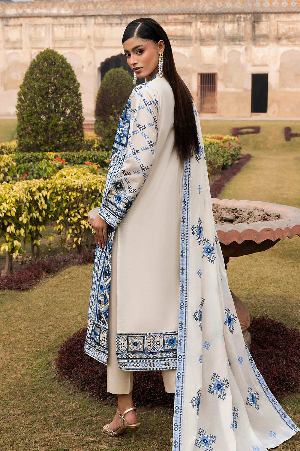 Mitti ki Khusboo by Gul Ahmed Unstitched Embroidered Jacquard 3 Piece Suit GA26UMK CL-52450 - Summer Collection