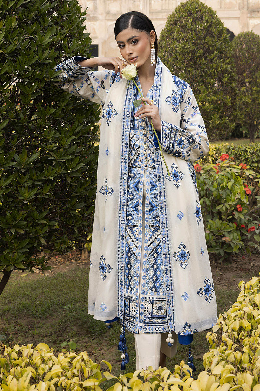 Mitti ki Khusboo by Gul Ahmed Unstitched Embroidered Jacquard 3 Piece Suit GA26UMK CL-52450 - Summer Collection