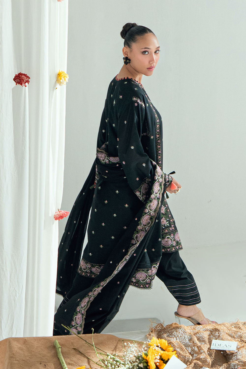 Mitti ki Khusboo by Gul Ahmed Unstitched Embroidered Lawn 3 Piece Suit GA26UMK DN-62004 - Summer Collection