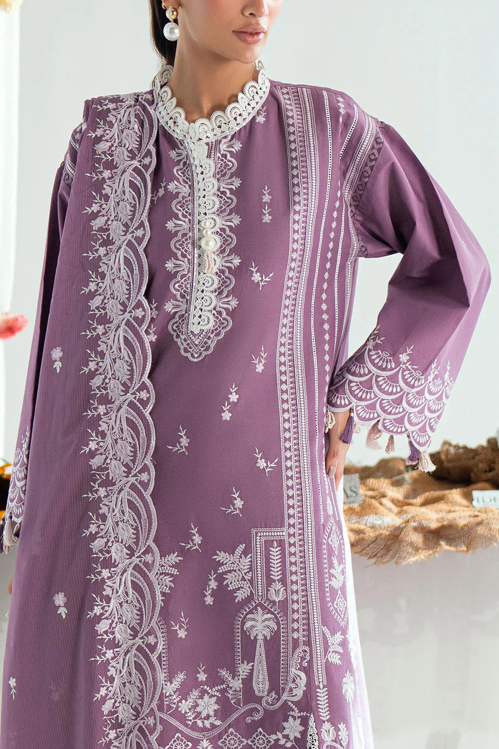 Mitti ki Khusboo by Gul Ahmed Unstitched Embroidered Lawn 3 Piece Suit GA26UMK DN-52025 - Summer Collection