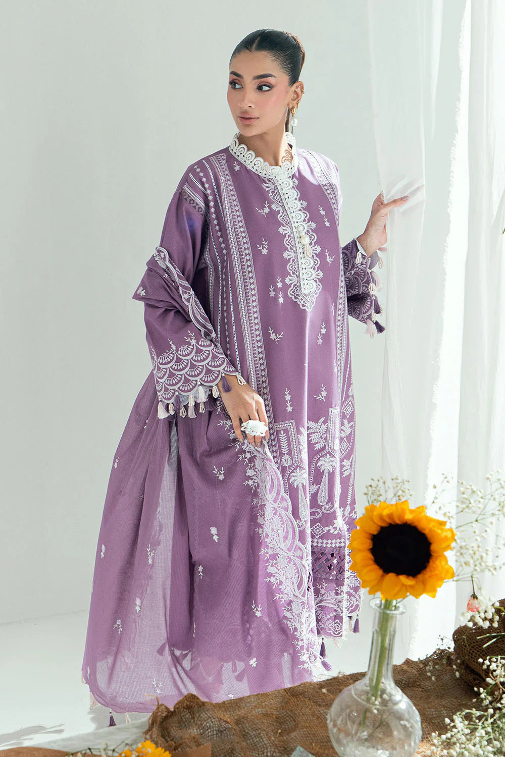 Mitti ki Khusboo by Gul Ahmed Unstitched Embroidered Lawn 3 Piece Suit GA26UMK DN-52025 - Summer Collection