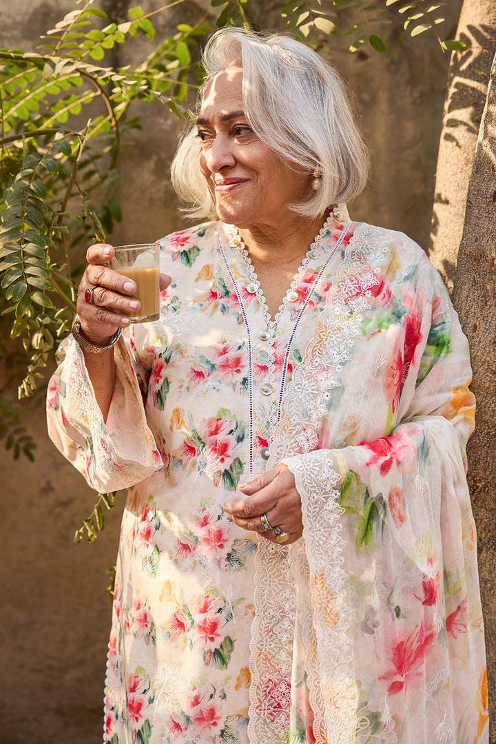 Tribute To Mother by Gul Ahmed Unstitched Embroidered Lawn 3 Piece Suit GA26UTM BM-62010 - Summer Collection