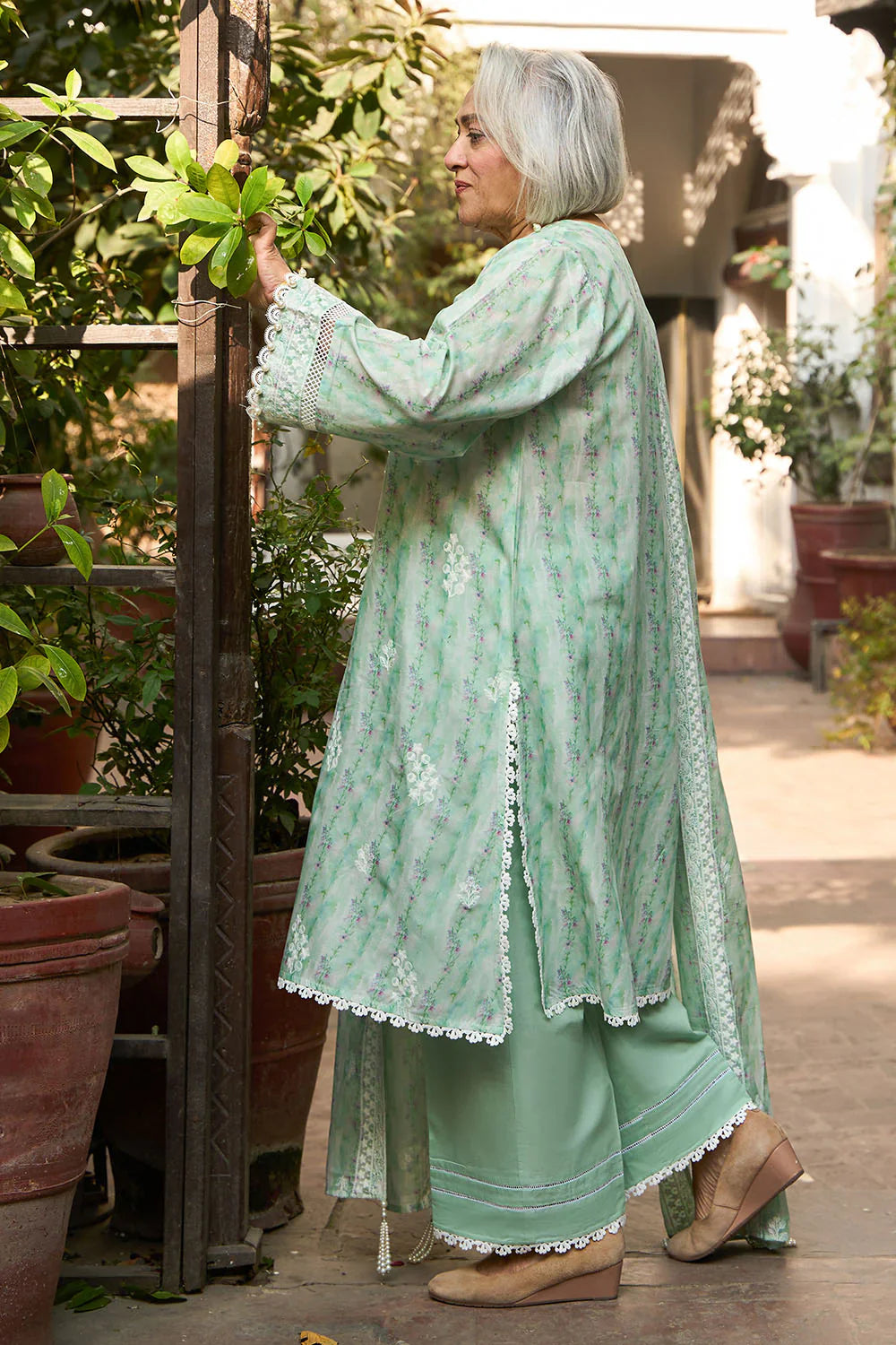Tribute To Mother by Gul Ahmed Unstitched Embroidered Lawn 3 Piece Suit GA26UTM DN-62016 - Summer Collection