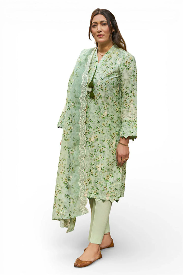Tribute To Mother by Gul Ahmed Unstitched Embroidered Lawn 3 Piece Suit GA26UTM DN-62039 - Summer Collection