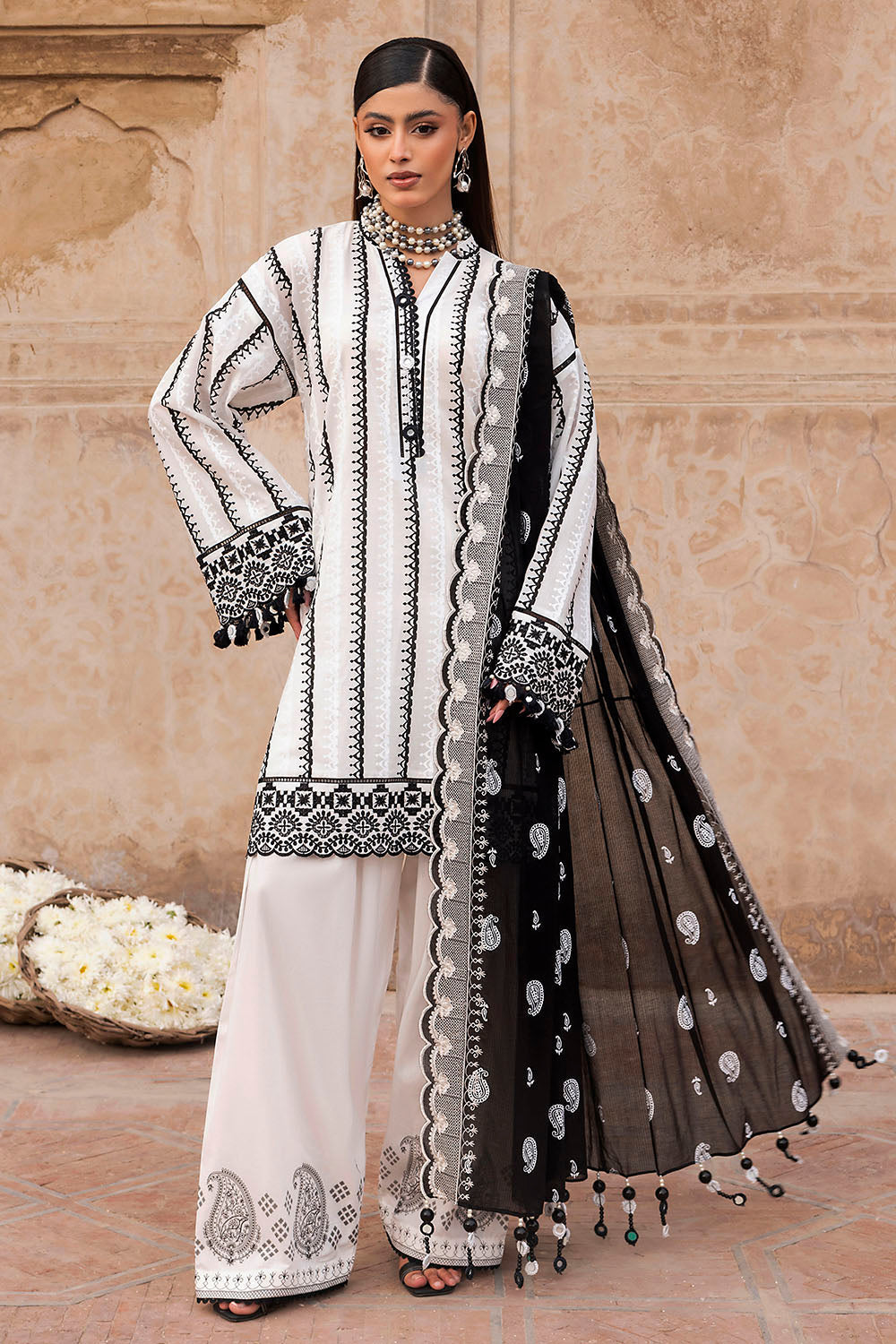 Mitti ki Khusboo by Gul Ahmed Unstitched Embroidered Lawn 3 Piece Suit GA26UMK DN-62025 - Summer Collection