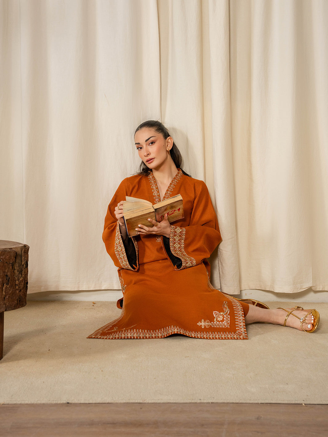 Izel Women Pret Embroidered Karandi 2 Piece Suit Esme - Summer Collection