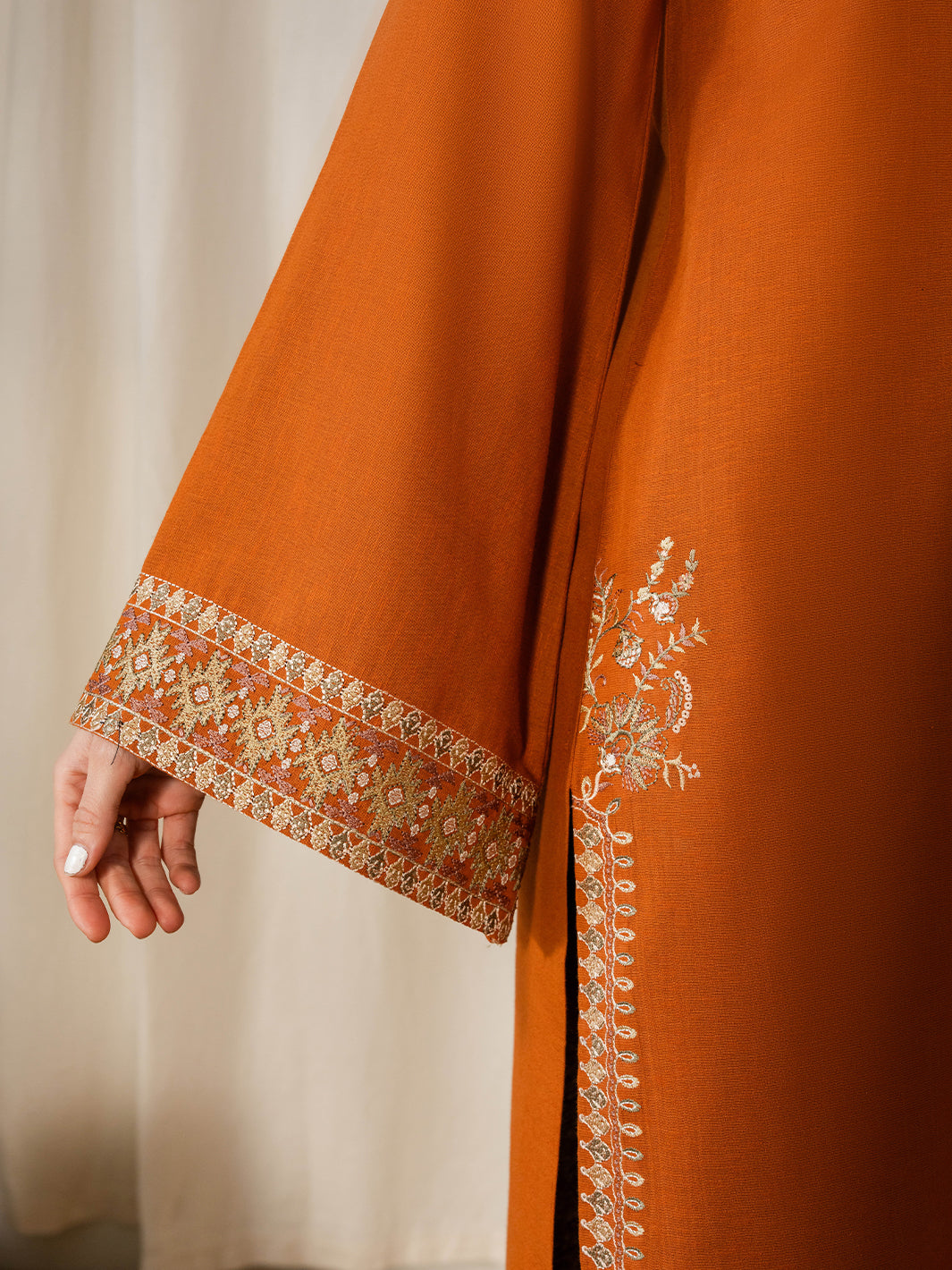 Izel Women Pret Embroidered Karandi 2 Piece Suit Esme - Summer Collection