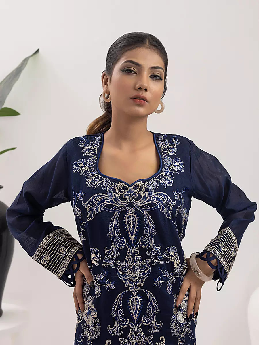 Salitex Women Printed Cotton 2 Piece Suit F-00006 - Summer Collection