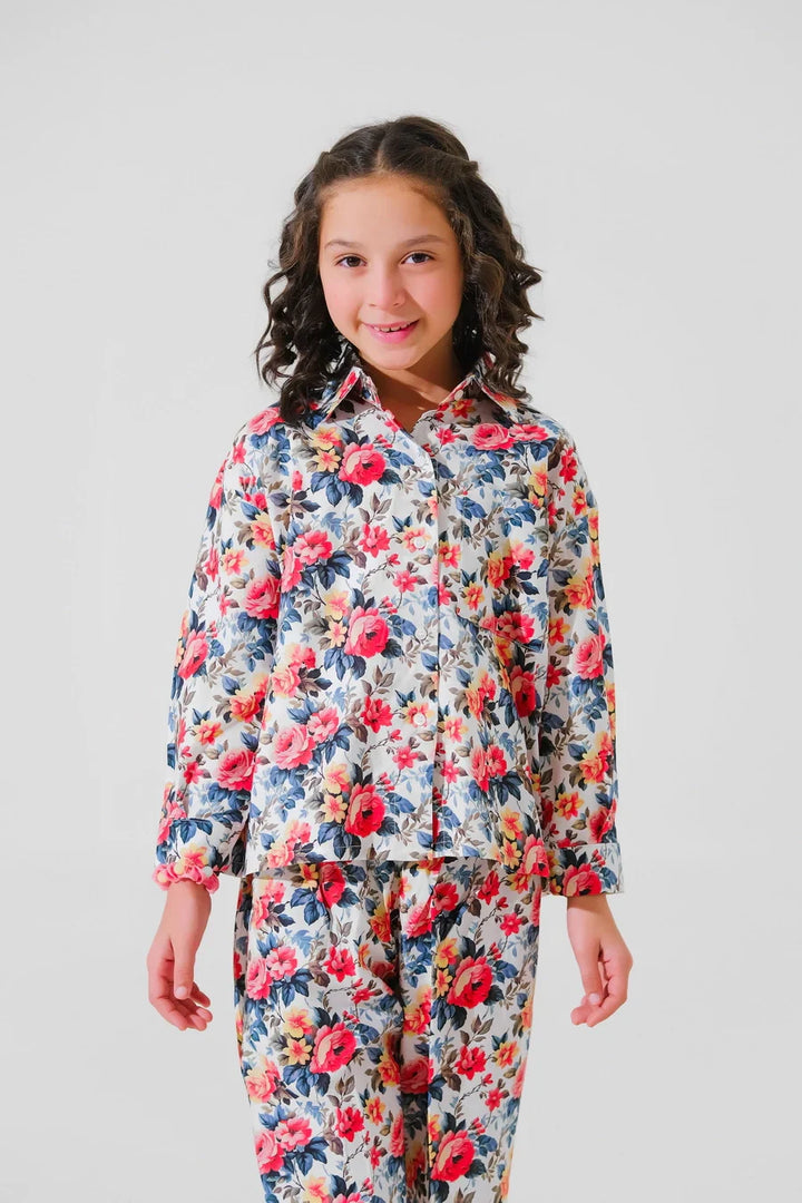 Dhaga Kids Pret Printed Poly lawn 2 Piece Parfait SPD25K02 - Summer Collection