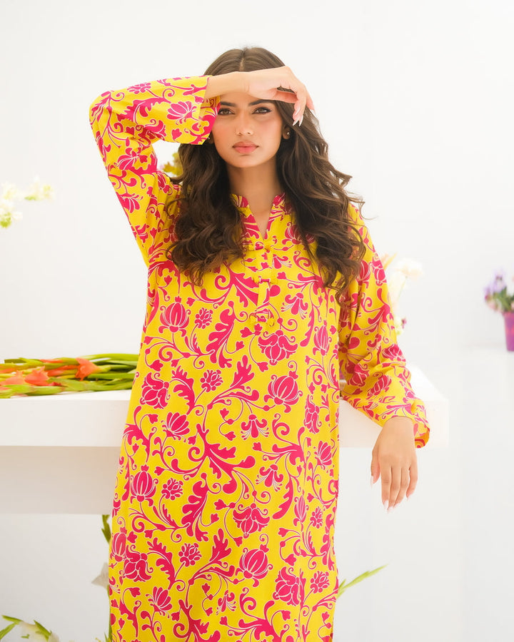 Dhaga Women Pret Printed 2 Piece Lawn Matching Separate FW24DSP005 - Summer Collection