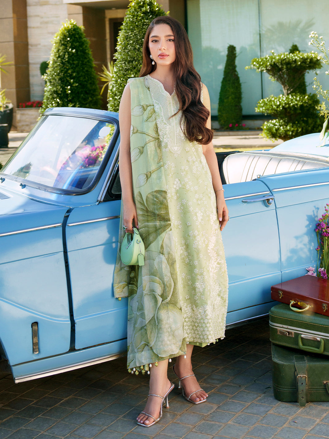 Sunset Muse by Izel Unstitched Embroidered Lawn 3 Piece Suit Faye - Eid Collection