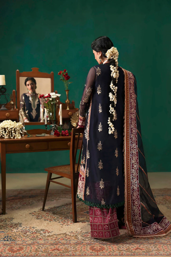 Sable Vogue Unstitched Embroidered Net 3 Piece Suit SV26UL FC-05-25 - Summer Collection