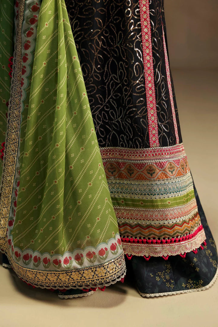 Sable Vogue Unstitched Embroidered Raw Silk 3 Piece Suit SV26UL FC-06-25 - Summer Collection
