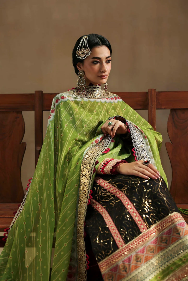 Sable Vogue Unstitched Embroidered Raw Silk 3 Piece Suit SV26UL FC-06-25 - Summer Collection