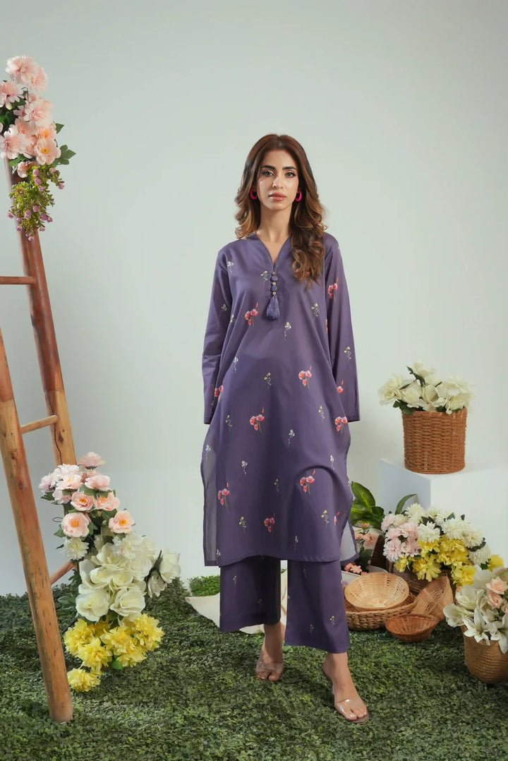 Dhaga Women Pret Printed 2 Piece Lawn Matching Separate FW24DSP0045 - Summer Collection