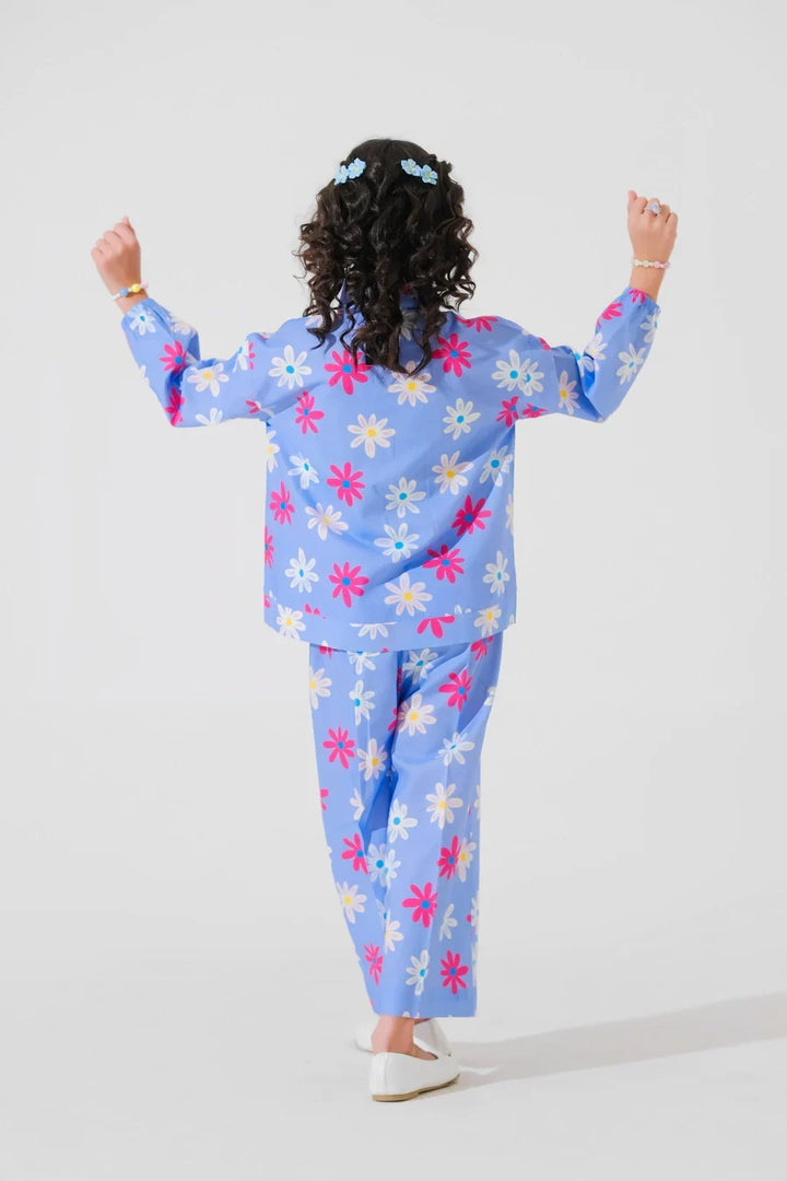 Dhaga Kids Pret Printed Poly lawn 2 Piece Ciro SPD25K10 - Summer Collection