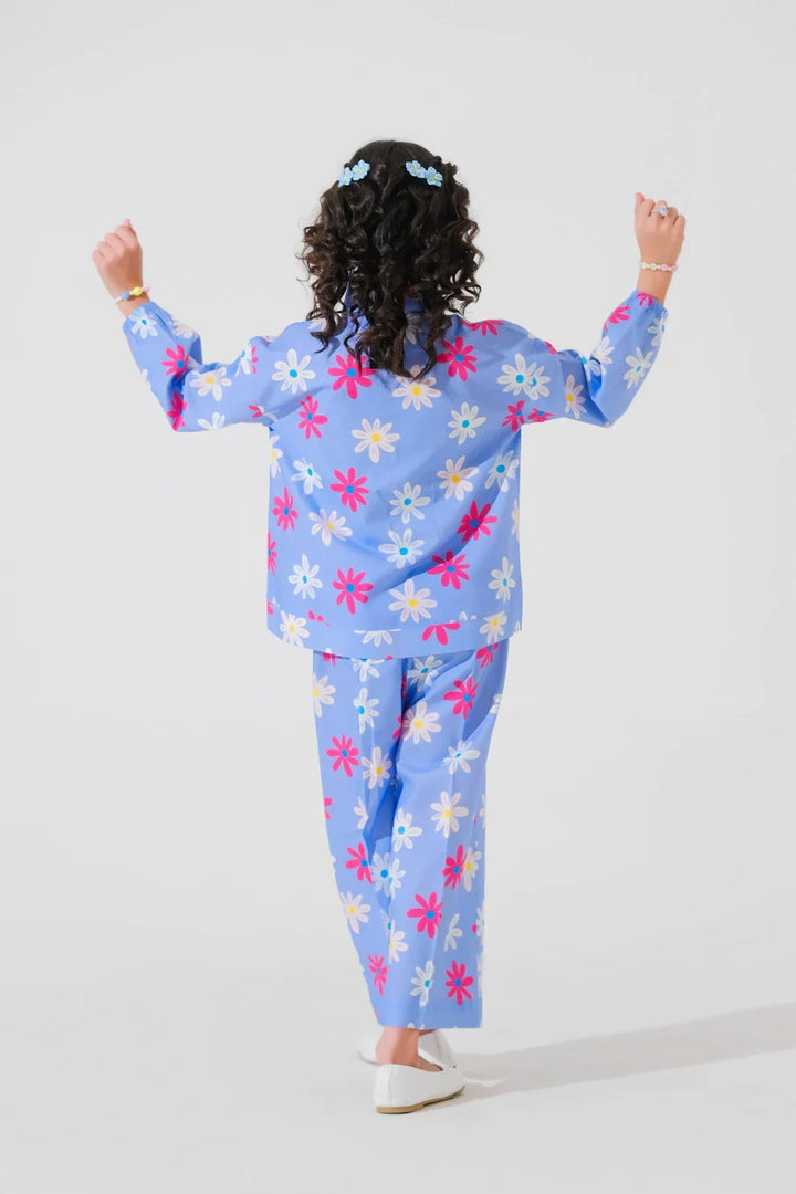 Dhaga Kids Pret Printed Poly lawn 2 Piece Ciro SPD25K10 - Summer Collection